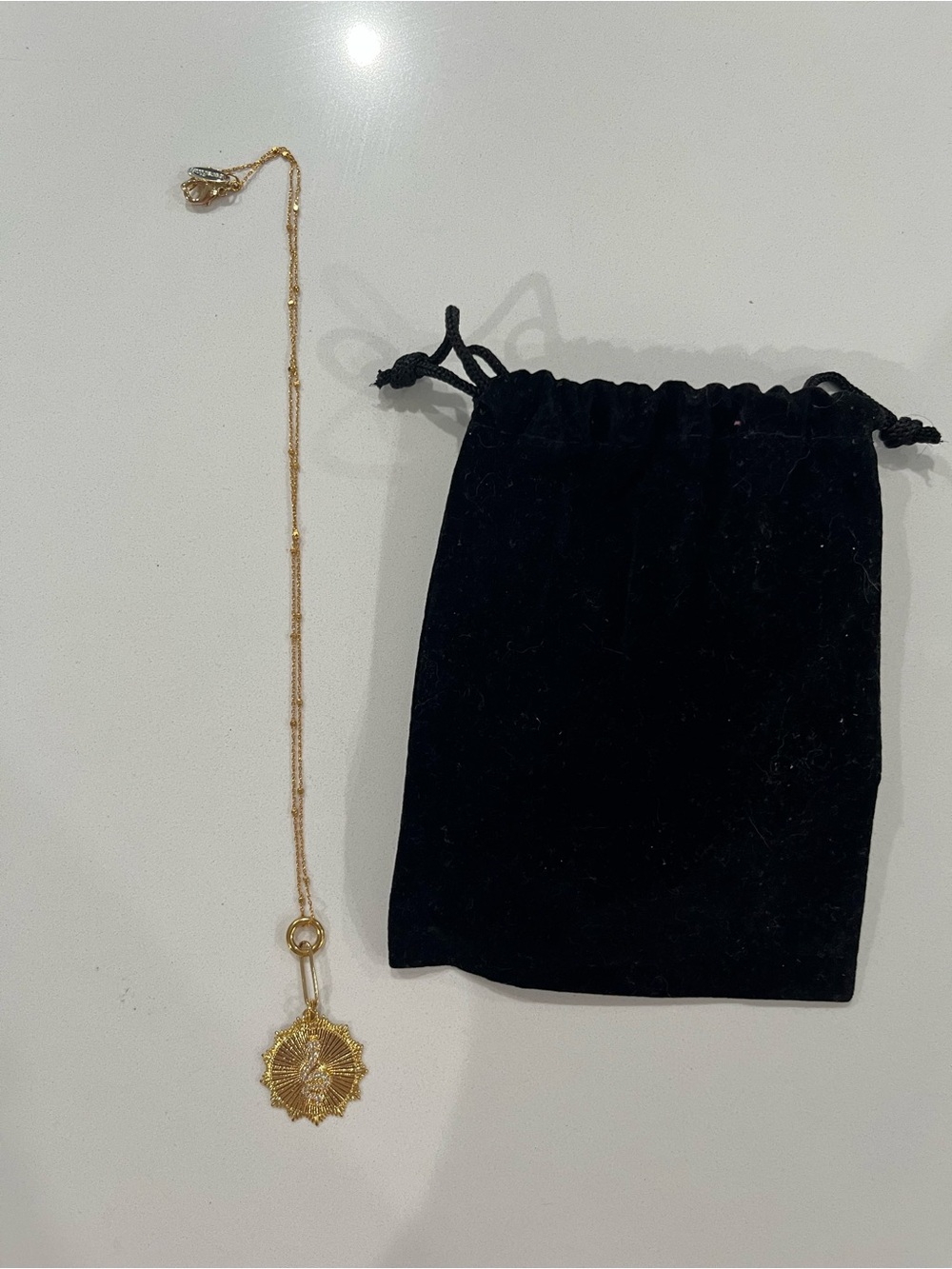 Anthropologie Snake Coin Necklace